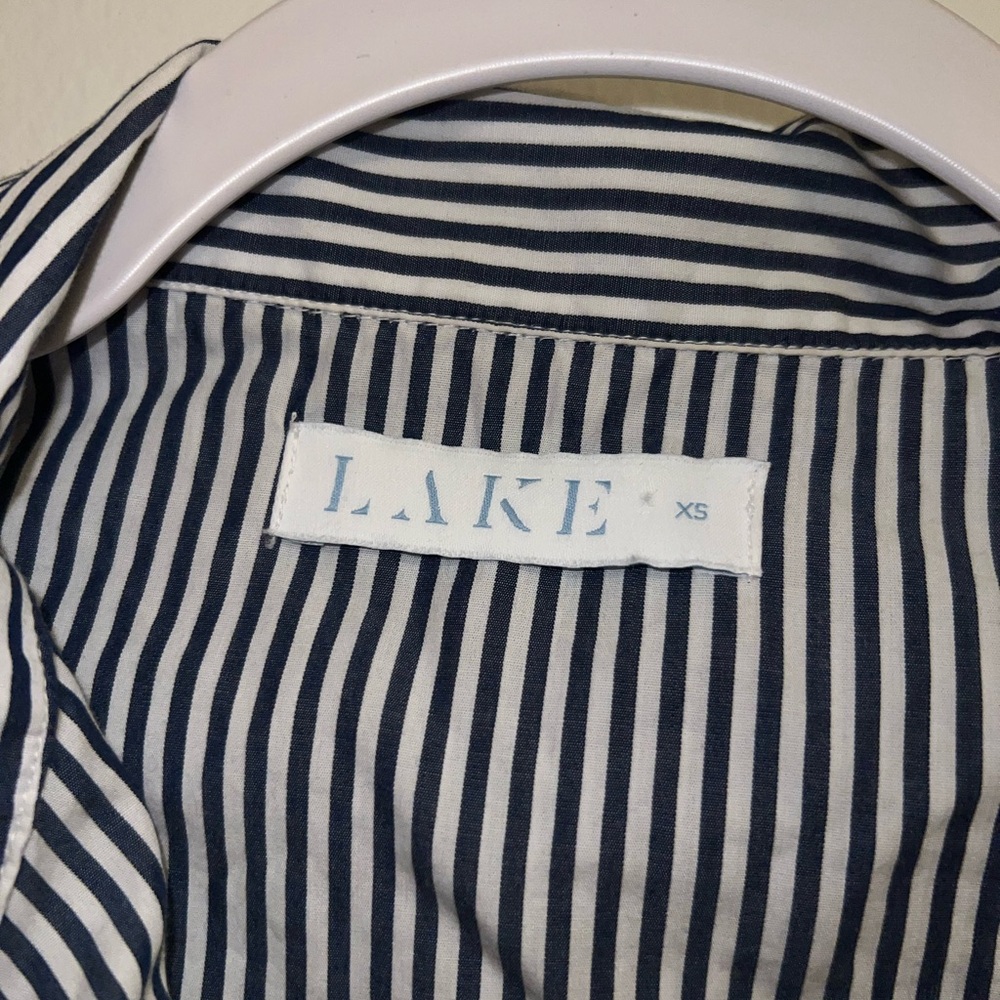 LAKE Navy Blue Striped Pajama Set - Picture 4 of 6